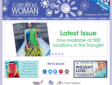 Tablet Screenshot of carolinawoman.com